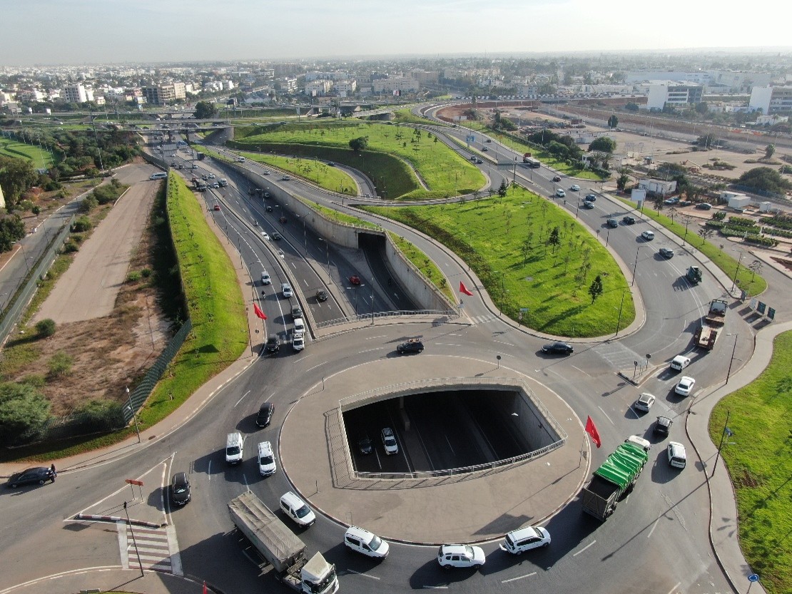 TRAVAUX D’AMENAGEMENT PAYSAGER DES ESPACES VERTS D’ACCOMPAGNEMENT DE L’AUTOROUTE URBAINE DE CASABLANCA (RP35) 1ère Tranche.